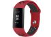iMoshion Bracelet sportif en silicone Fitbit Charge 3  /  4 - Rouge / Noir