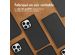 Accezz Étui de téléphone Slim Folio en cuir de qualité supérieure iPhone 14 Pro Max - Noir