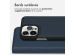Accezz Étui de téléphone portefeuille en cuir de qualité supérieure 2 en 1 iPhone 14 Pro Max - Vert foncé