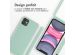 iMoshion ﻿Coque en silicone avec cordon iPhone 11 - Menthe verte