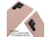 iMoshion ﻿Coque en silicone avec cordon Samsung Galaxy S22 Ultra - Sand Pink