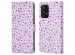 iMoshion ﻿Étui de téléphone portefeuille Design Samsung Galaxy A52(s) (5G/4G) - Purple Flowers