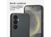 Accezz Coque arrière en cuir avec MagSafe Samsung Galaxy S24 - Onyx Black