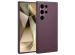 Accezz Coque arrière en cuir avec MagSafe Samsung Galaxy S24 Ultra - Heath Purple
