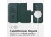 Accezz Étui de téléphone portefeuille en cuir 2-en-1 avec MagSafe Samsung Galaxy S24 - Cedar Green