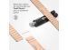 Selencia Bracelet à maillons en acier inoxydable Apple Watch Series 1-9 / SE - 38/40/41 mm - Rose Dorée