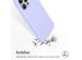 Accezz Coque Liquid Silicone avec MagSafe iPhone 15 Pro Max - Violet