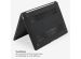 Selencia Coque en velours MacBook Pro 13 pouces (2020 / 2022) - A2289 / A2251 - Noir