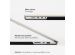 Selencia Coque tissée MacBook Air 15 pouces (2023) / Air 15 pouces (2024) M3 chip - A2941 / A3114 - Beige