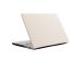 Selencia Coque tissée MacBook Pro 16 pouces (2021) / Pro 16 pouces (2023) M3 chip - A2485 / A2780 / A2919 - Beige