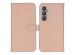 Selencia Étui de téléphone portefeuille en cuir véritable Samsung Galaxy S24 Plus - Dusty Pink