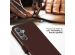 Selencia Étui de téléphone portefeuille en cuir véritable Samsung Galaxy S24 Plus - Brun