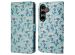 iMoshion Étui de téléphone portefeuille Design Samsung Galaxy S24 - Blue Flowers