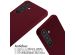 iMoshion Coque en silicone avec cordon Samsung Galaxy S24 - Rouge foncé