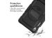 Accezz Coque arrière robuste avec bandoulière pour Samsung Galaxy Tab S9 FE 10.9 pouces / Tab S9 11.0 pouces - Noir