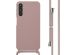 iMoshion Coque en silicone avec cordon Samsung Galaxy A25 - Sand Pink