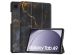 iMoshion Coque tablette Design Samsung Galaxy Tab A9 8.7 pouces - Black Marble
