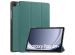 iMoshion Coque tablette Trifold Samsung Galaxy Tab A9 Plus - Vert foncé