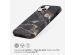 Selencia Aurora Coque Fashion iPhone 15 - Coque durable - 100% recyclée - Marbre Noir