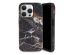 Selencia Aurora Coque Fashion iPhone 15 Pro - Coque durable - 100% recyclée - Marbre Noir