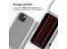 iMoshion ﻿Coque en silicone avec cordon iPhone 15 - Gris clair
