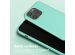 Selencia Coque silicone avec cordon amovible iPhone 15 Pro - Turquoise