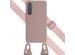 Selencia Coque silicone avec cordon amovible Samsung Galaxy A35 - Sand Pink