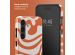 Selencia Coque arrière Vivid Samsung Galaxy S24 - Dream Swirl Orange