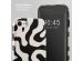 Selencia Coque arrière Vivid iPhone SE (2022 / 2020) / 8 / 7 / 6(s) - Art Wave Black