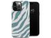 Selencia Coque arrière Vivid iPhone 14 Pro Max - Colorful Zebra Pine Blue