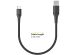 Accezz Câble USB-C vers USB iPhone 15 Pro Max - 0,2 mètre - Noir
