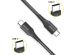Accezz Câble USB-C vers USB-C Samsung Galaxy A52s - 2 mètres - Noir