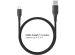 iMoshion Câble USB-C vers USB Samsung Galaxy S21 Ultra - Textile tressé - 1,5 mètres - Noir