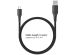 iMoshion Câble USB-C vers USB Samsung Galaxy A53 - Textile tressé - 3 mètres - Noir