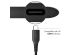 iMoshion Câble USB-C vers USB Samsung Galaxy S22 Plus - Textile tressé - 3 mètres - Noir