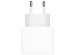 Apple Adaptateur secteur USB-C original iPhone SE (2022) - Chargeur - Connexion USB-C - 20W - Blanc
