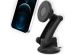 Accezz Support de téléphone pour voiture iPhone 15 - MagSafe - Tableau de bord et pare-brise - Magnétique - Noir