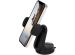Accezz Support de téléphone pour voiture Samsung Galaxy S23 - Réglable - Universel - Tableau de bord et pare-brise - Noir