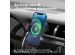 Accezz Support de téléphone pour voiture Samsung Galaxy S21 - Chargeur sans fil - Grille d'aération - Noir