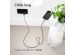 iMoshion Braided USB-C vers câble USB Samsung Galaxy A34 (5G) - 1 mètre - Noir