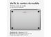 Selencia Coque Paillettes MacBook Air 13 pouces (2022) / Air 13 pouces (2024) M3 chip - A2681 / A3113 - Noir