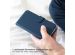 Selencia Étui de téléphone portefeuille en cuir véritable Samsung Galaxy S22 - Bleu
