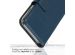 Selencia Étui de téléphone portefeuille en cuir véritable Samsung Galaxy A35 - Bleu