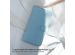 Selencia Étui de téléphone portefeuille en cuir véritable Samsung Galaxy A23 (5G) - Air Blue