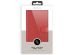 Selencia Étui de téléphone portefeuille en cuir véritable iPhone 15 - Rouge