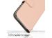 Selencia Étui de téléphone portefeuille en cuir véritable Samsung Galaxy S22 Ultra - Dusty Pink