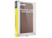 Accezz Étui de téléphone Slim Folio en cuir de qualité supérieure Samsung Galaxy S21 Ultra - Brun