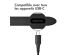 iMoshion Braided USB-C vers câble USB Samsung Galaxy A21s - 1 mètre - Noir