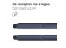 iMoshion Coque tablette rigide Trifold iPad Air 11 pouces (2024) M2 / Air 5 (2022) / Air 4 (2020) - Bleu foncé