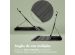 iMoshion Coque tablette Design rotatif à 360° Samsung Galaxy Tab A9 8.7 pouces - Green Flowers
